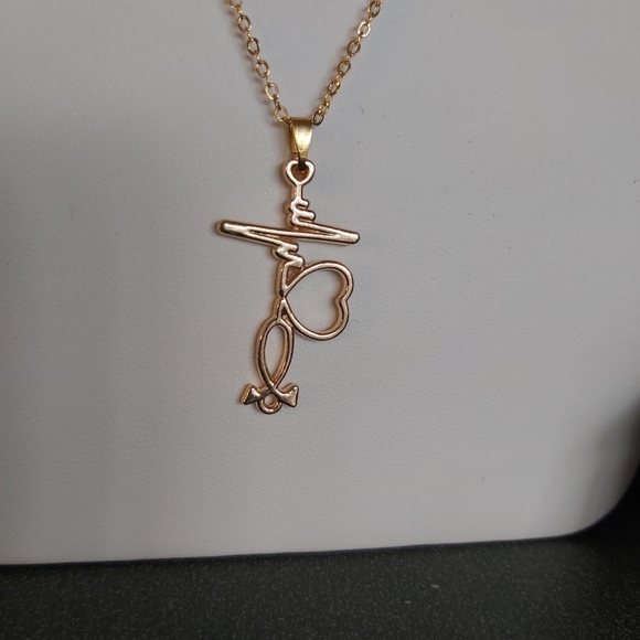 2 for 20$: Gold Tone Necklace - Picture 3 of 3